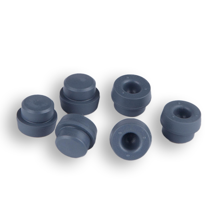 What are the chemical compatibility considerations when choosing a coated rubber stopper